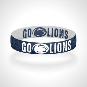 Reversible Penn State Go Lions Bracelet Wristband